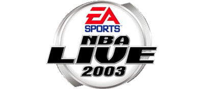 NBA Live 2003 title screen for Playstation 2